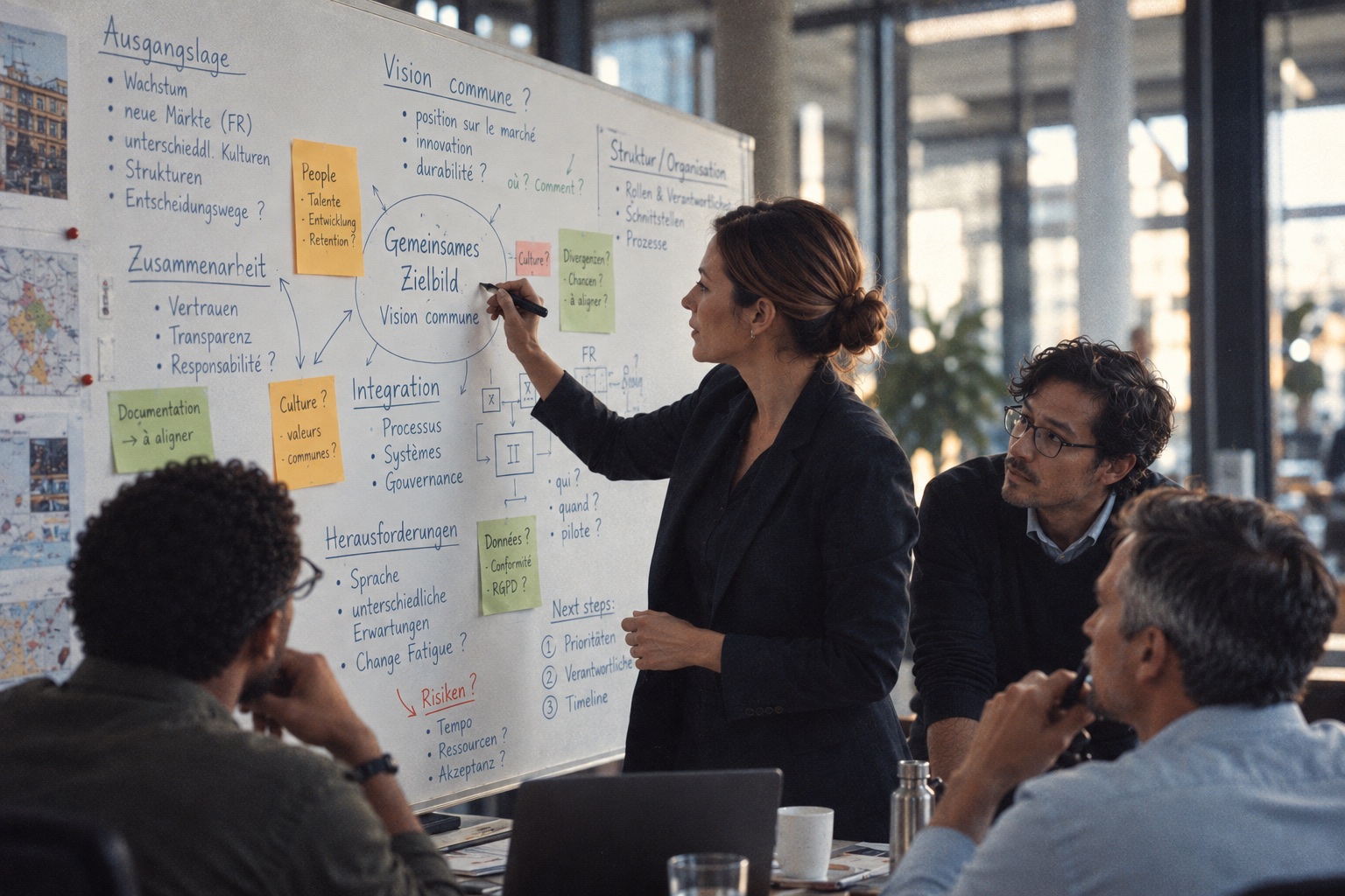 Integrating teams across functions in a German-French transformation project